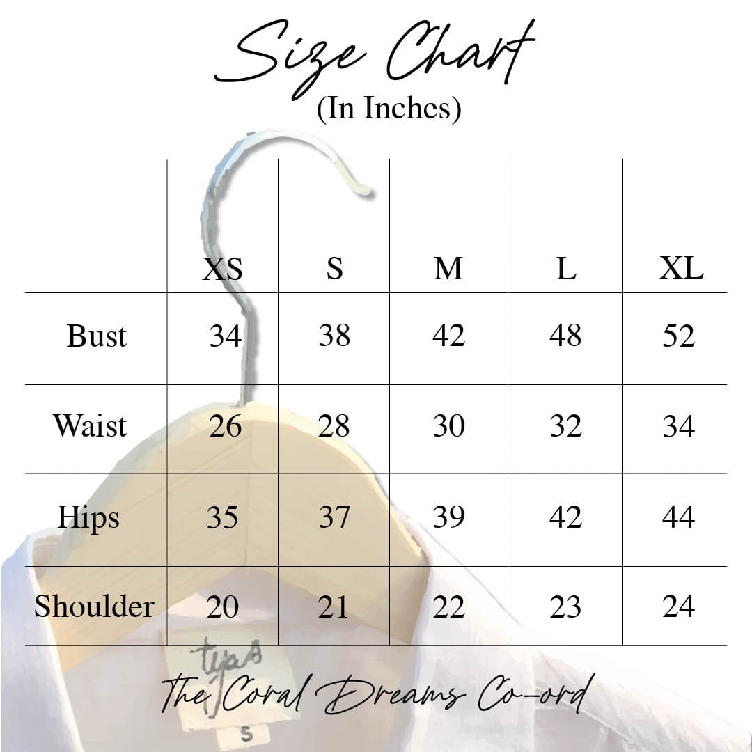 CORAL DREAMS CO-ORD – Size Chart 1_136