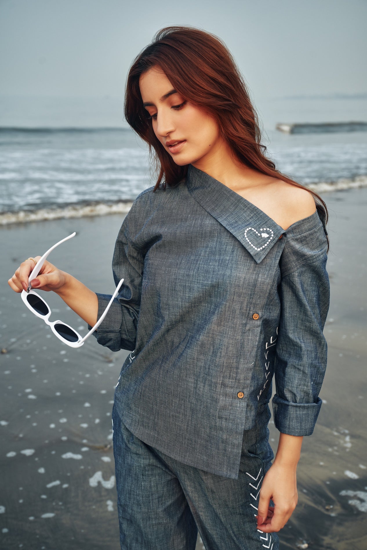 Denim on Point Shirt