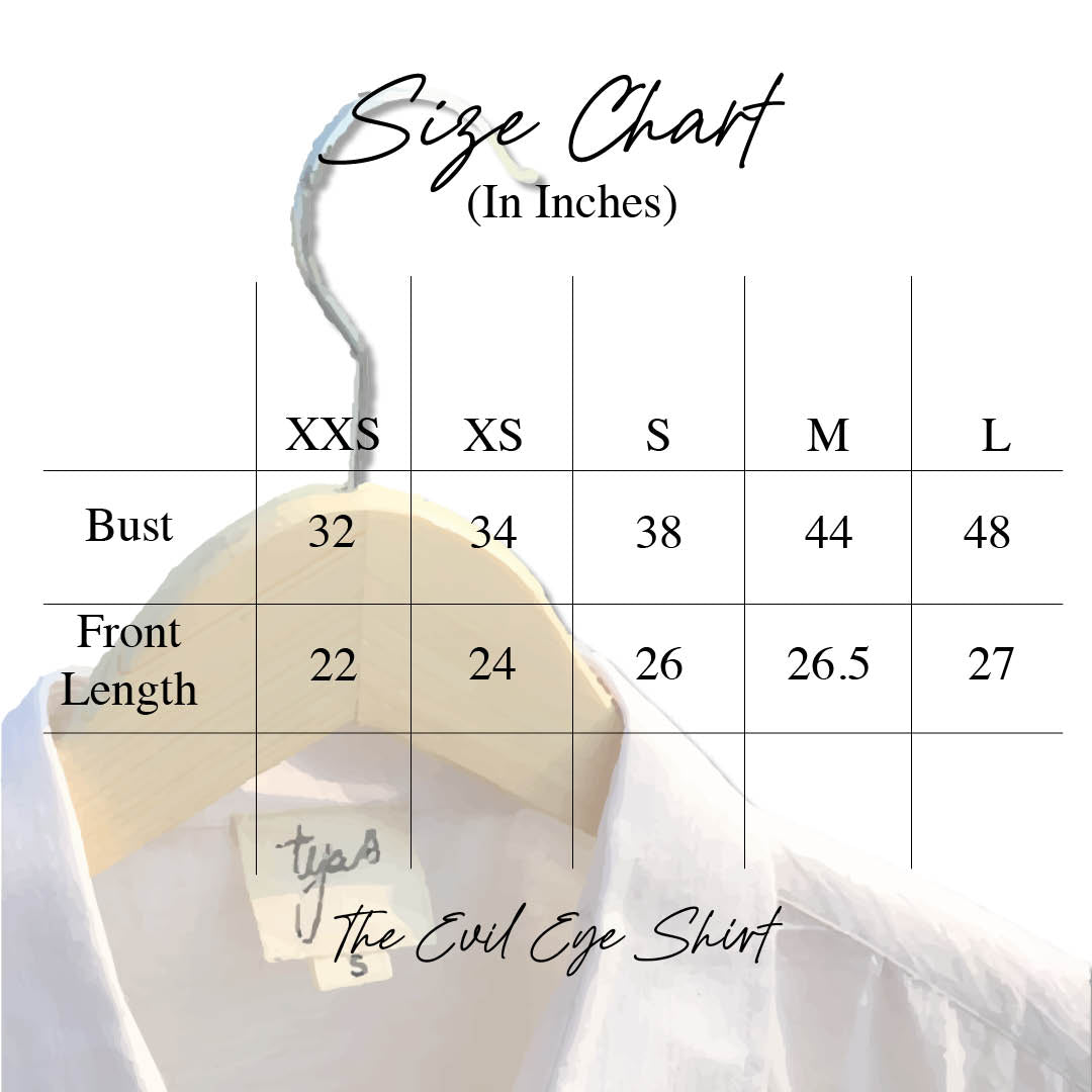 Size Chart 1;1 TYAS16