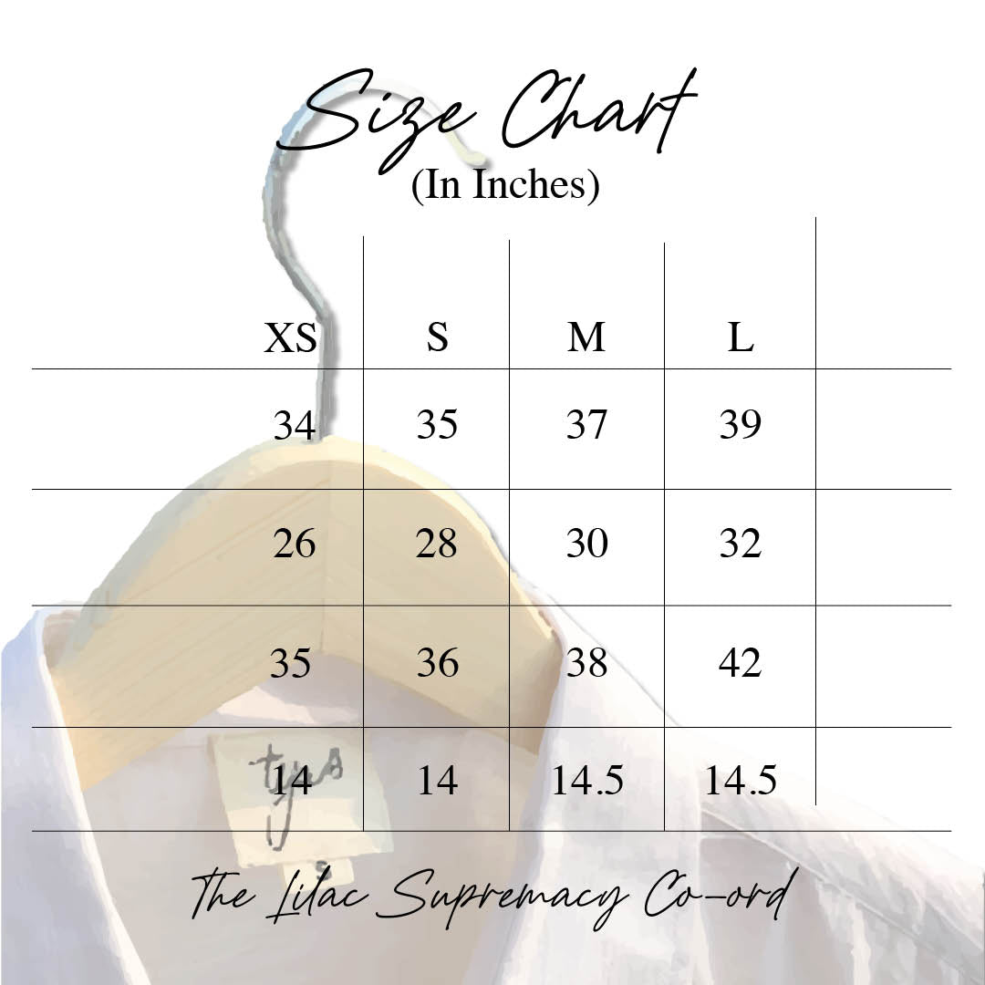 Size Chart 1;1 TYAS3