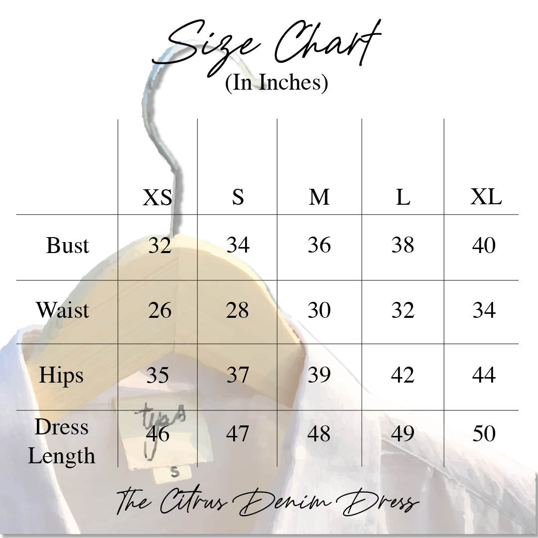 CITRUS DENIM DRESS
