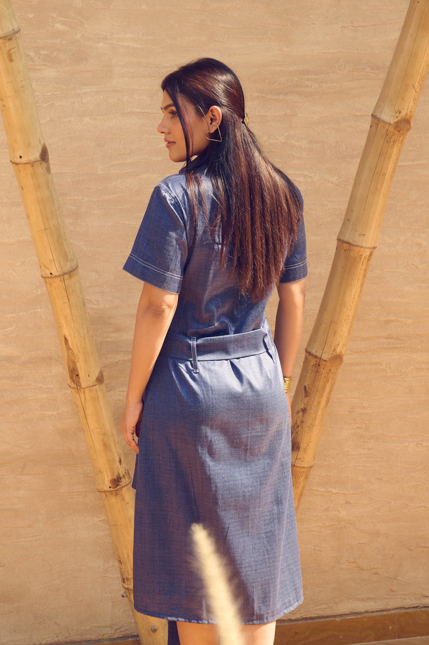 CITRUS DENIM DRESS