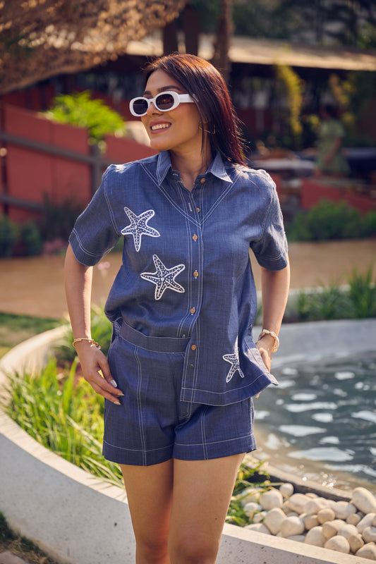 STARFISH DENIM SHIRT